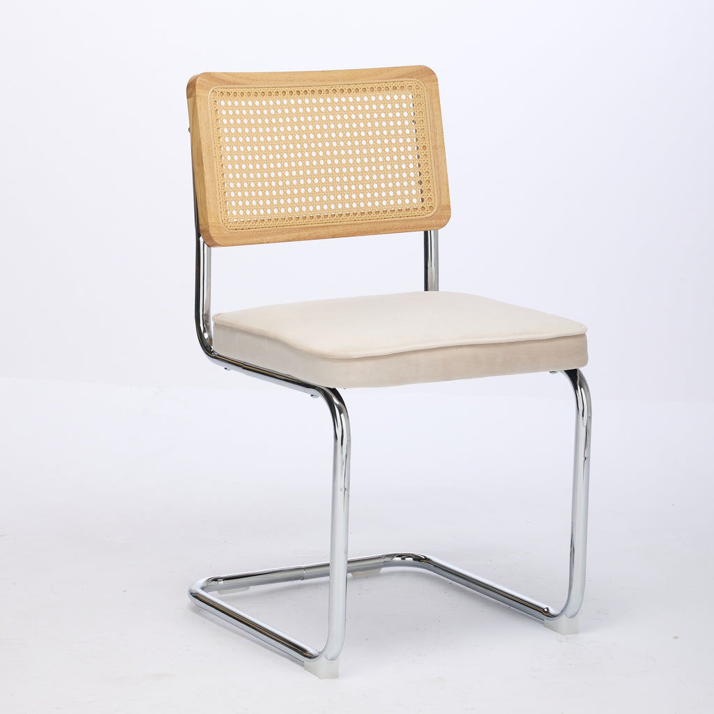 Mid-Century Velvet Dining Chairs