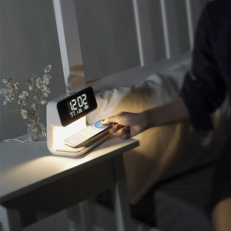 3-in-1 Bedside Wireless Charging Lamp