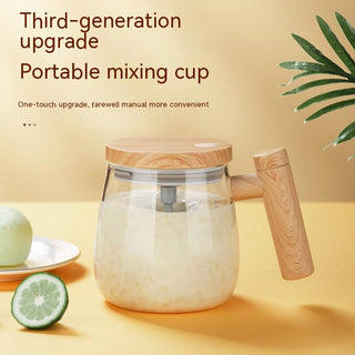 Self-Stirring Magnetic Glass Mug thumbnail 9