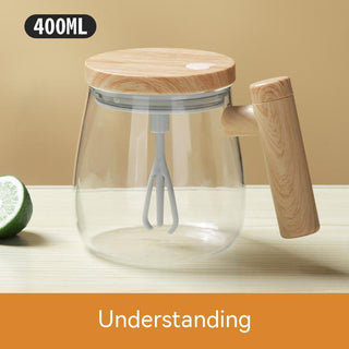 Self-Stirring Magnetic Glass Mug thumbnail 6