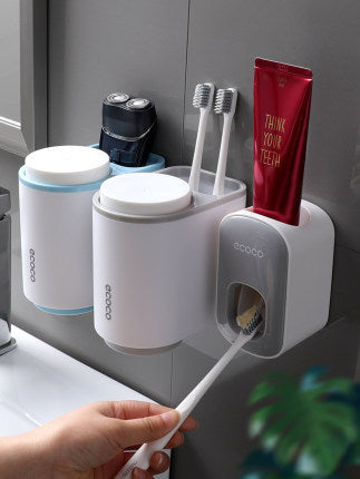 Auto Toothpaste Dispenser Set