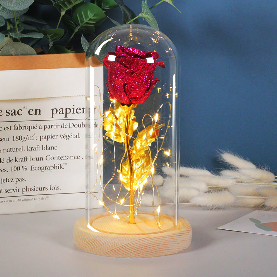 Eternal Rose LED Glass Dome