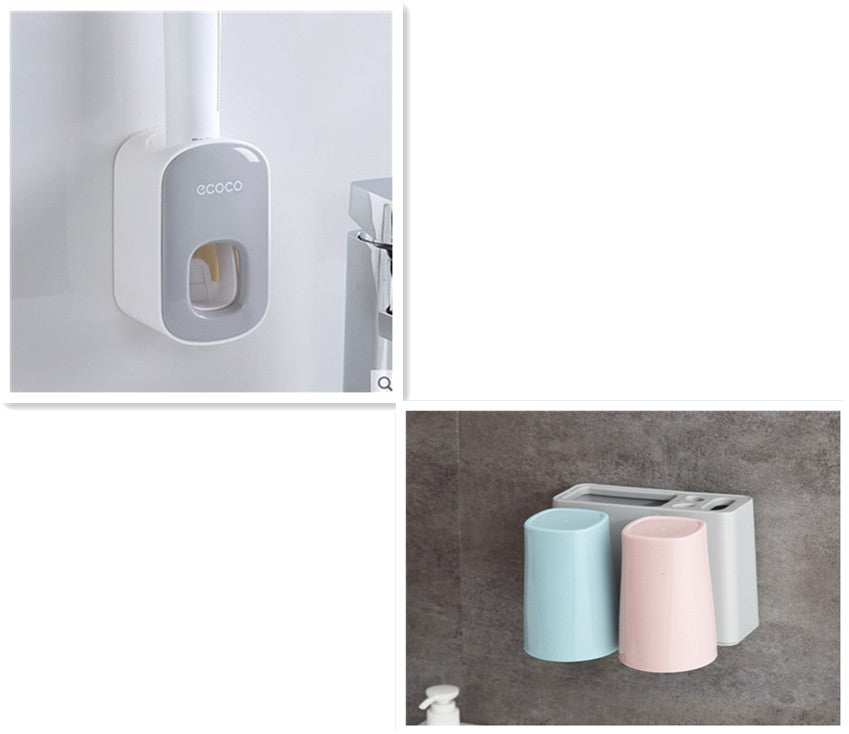 Auto Toothpaste Dispenser Set