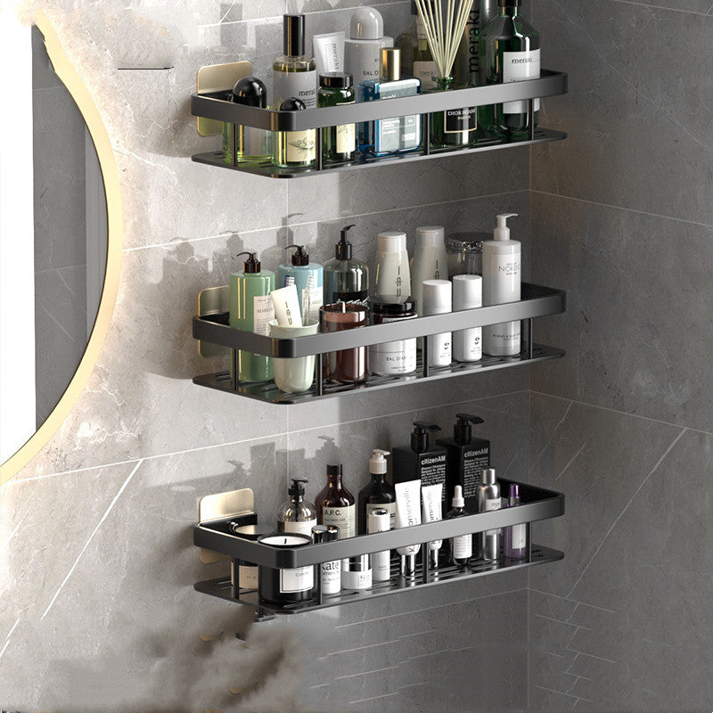 Perforation-Free Bathroom Shelf