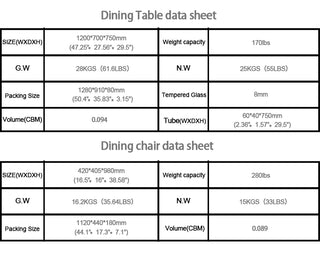 Modern Glass Dining Table Set thumbnail 9