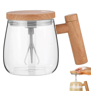 Self-Stirring Magnetic Glass Mug thumbnail 2