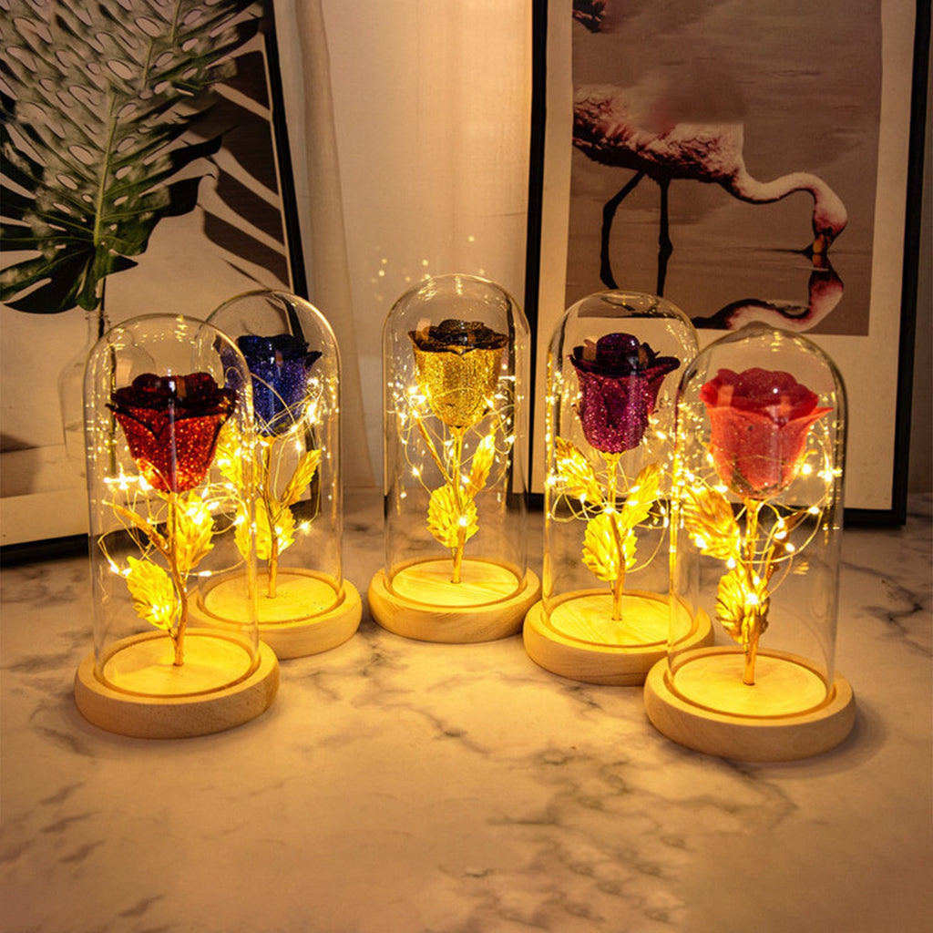 Eternal Rose LED Glass Dome