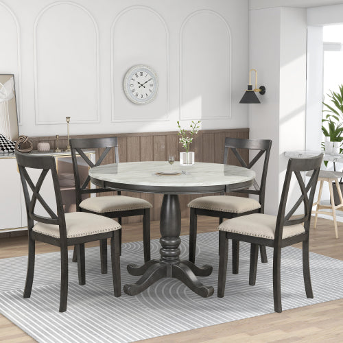 Round Dining Set – 5 Piece