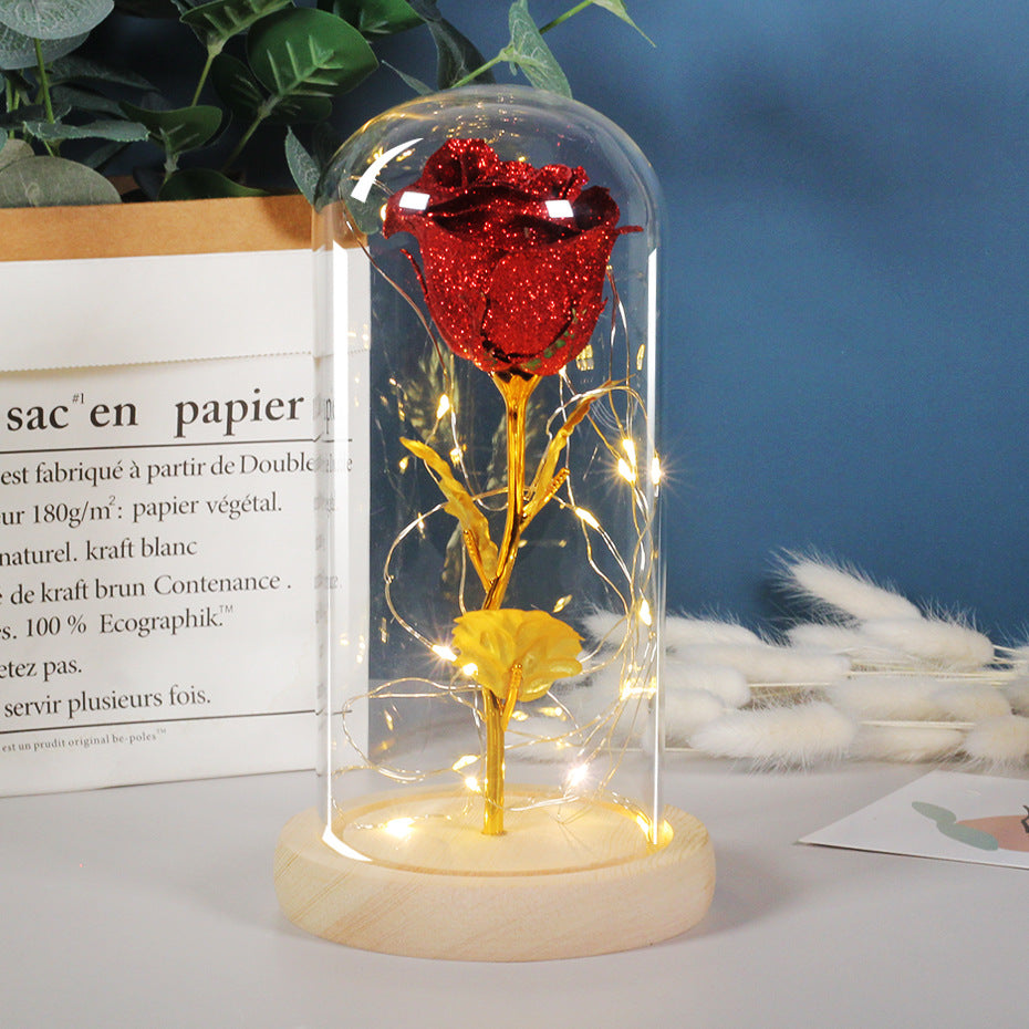 Eternal Rose LED Glass Dome