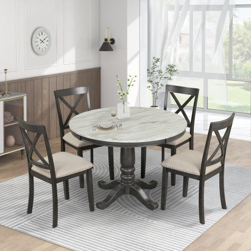 Round Dining Set – 5 Piece