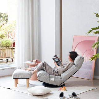 Kyoto Minimalist Tatami Recliner — Zenith Cloud Edition thumbnail 3