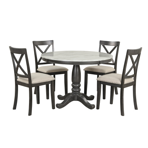 Round Dining Set – 5 Piece