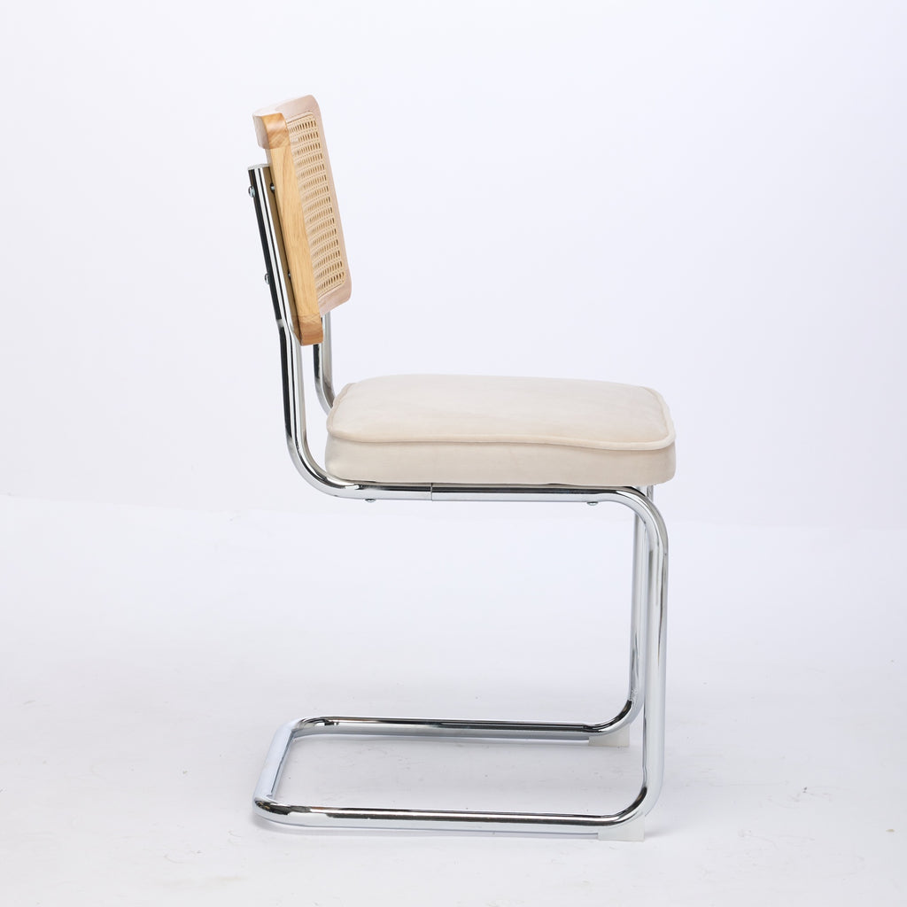 Mid-Century Velvet Dining Chairs