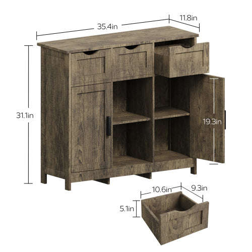 Wooden Storage Sideboard