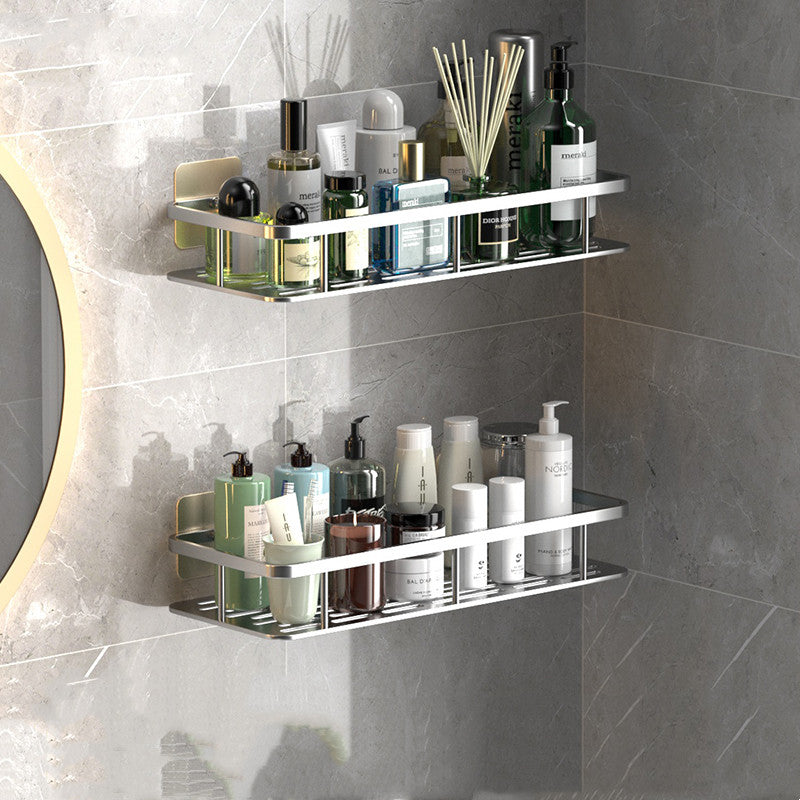 Perforation-Free Bathroom Shelf