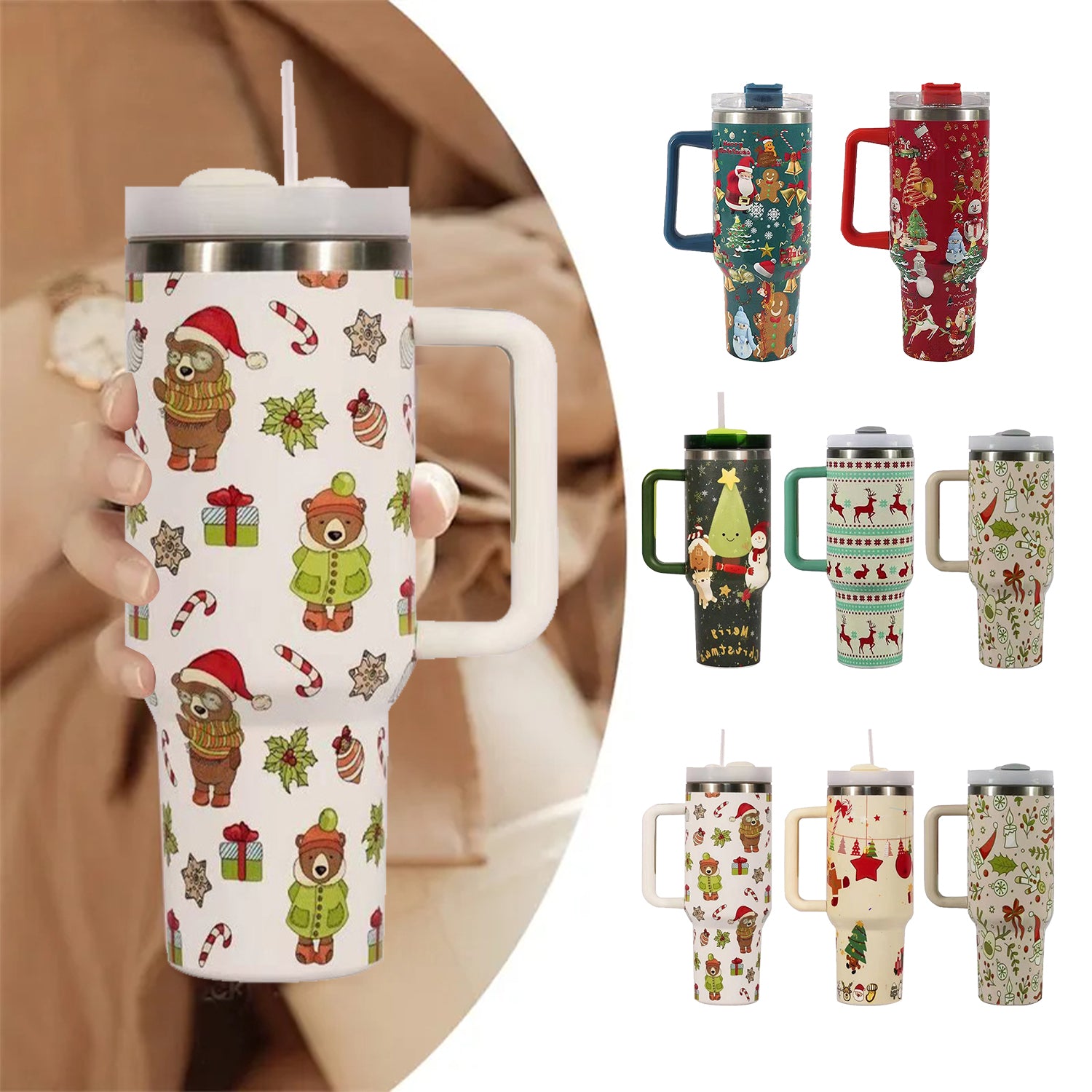 Christmas Insulated Travel Mug