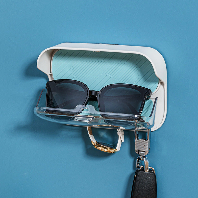 Bathroom Wall Organizer with Hooks