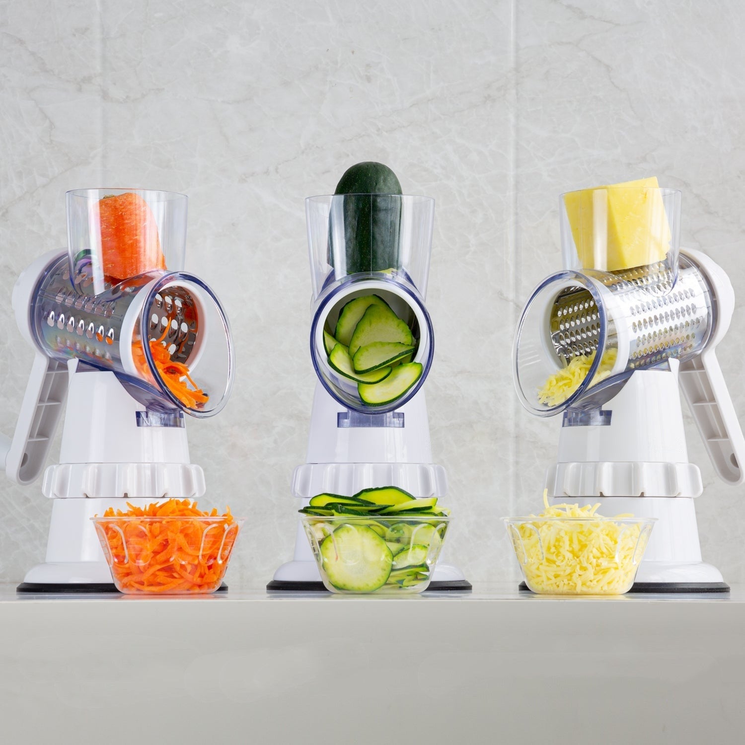 3-in-1 Rotary Vegetable Slicer