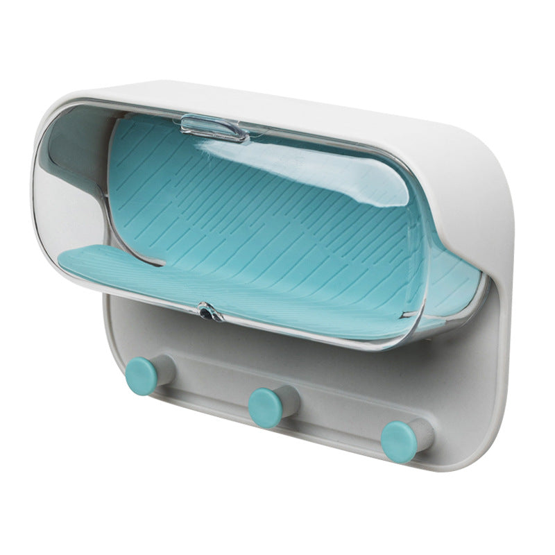 Bathroom Wall Organizer with Hooks