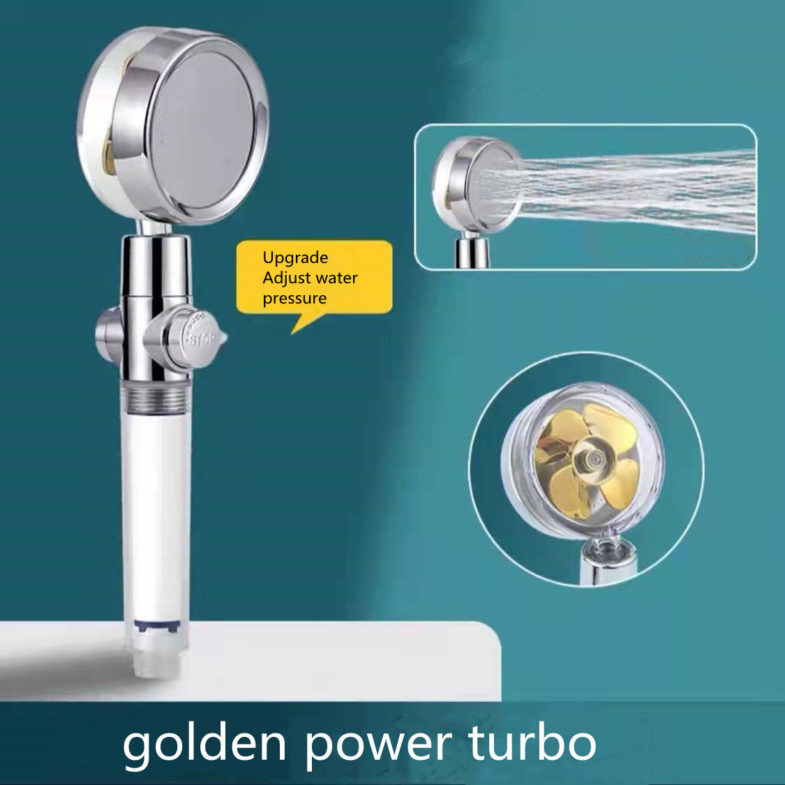 360° High Pressure Shower Head