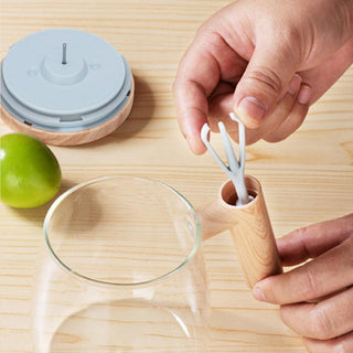 Self-Stirring Magnetic Glass Mug thumbnail 4