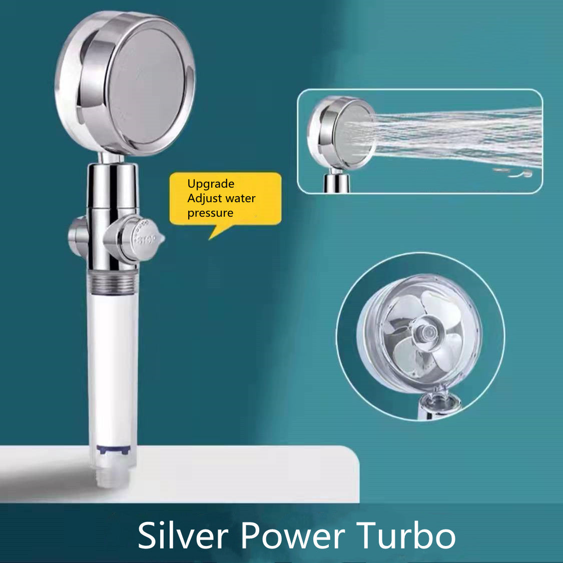 360° High Pressure Shower Head