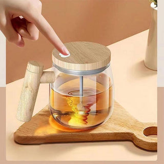 Self-Stirring Magnetic Glass Mug thumbnail 7