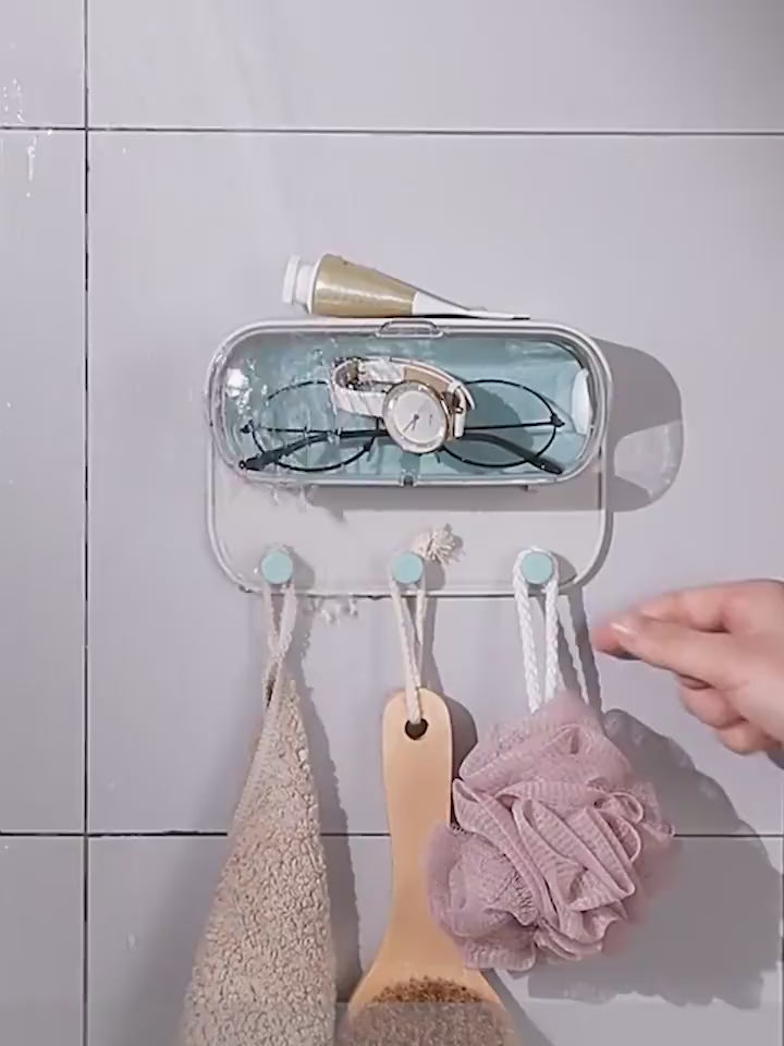 Transparent Visible Bathroom Storage